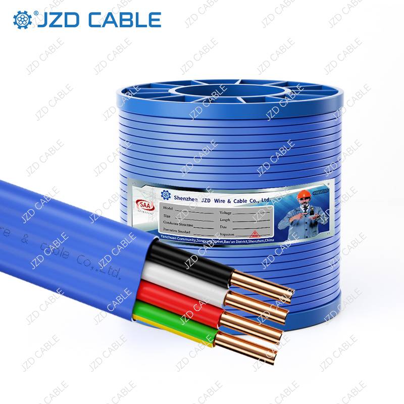 SAA認(rèn)證藍(lán)色四芯TPS活動房屋專用電纜 配電柜控制工業(yè)用線