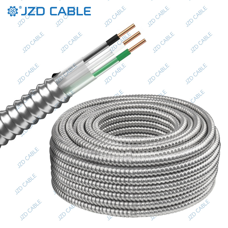 美標(biāo)UL認(rèn)證 600V鋁連鎖鎧裝MC Cable尼龍護(hù)套電纜